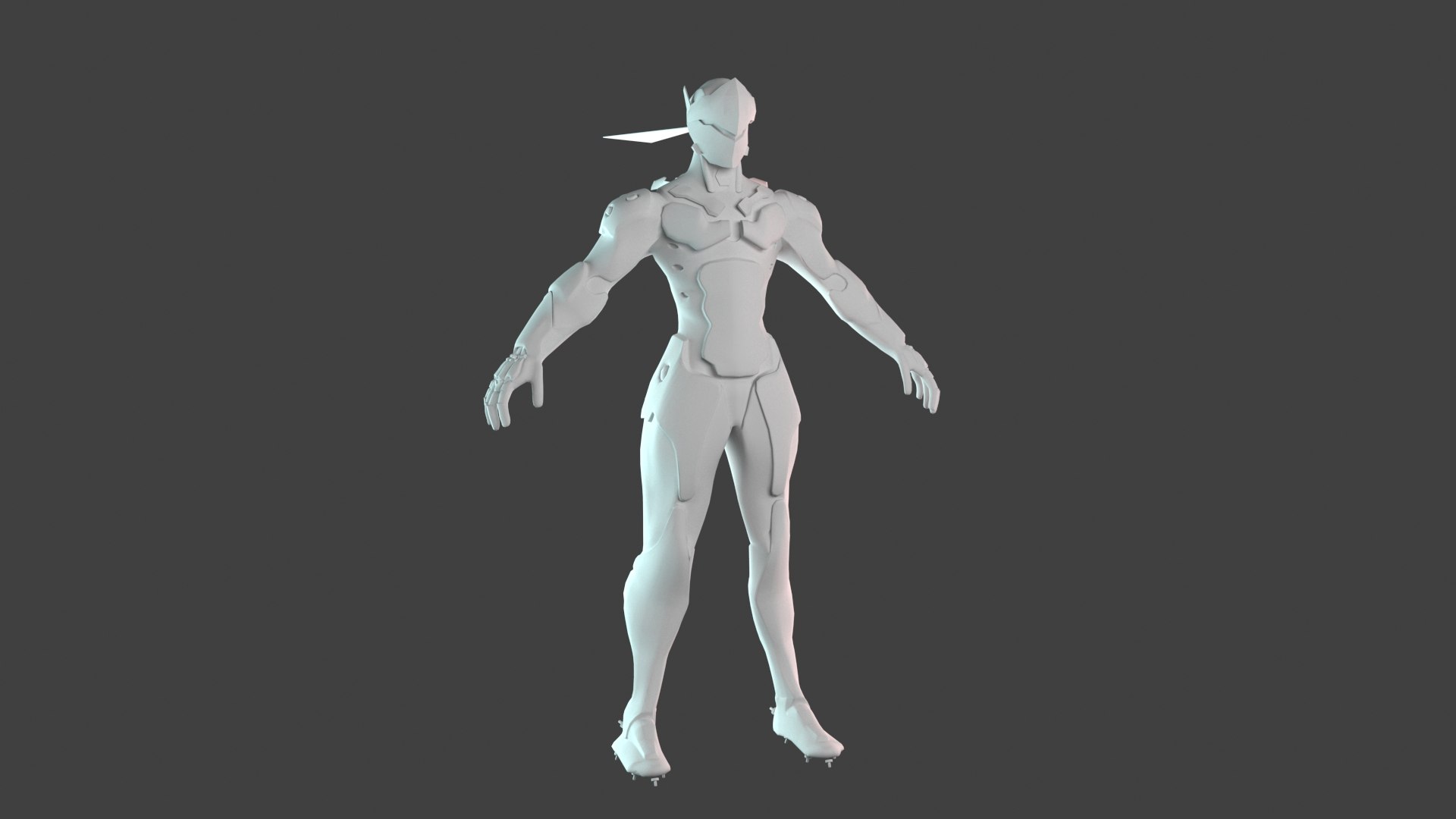 3D Model Overwatch Genji - TurboSquid 1275073