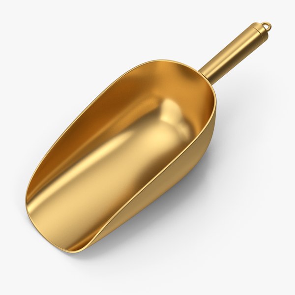 3D Gold Scoop