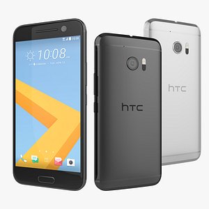 3d new htc 10 silver