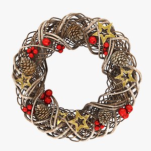 wreath christmas model