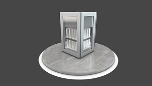 MINI FRIDGE -  SMALL COOLER 3D model