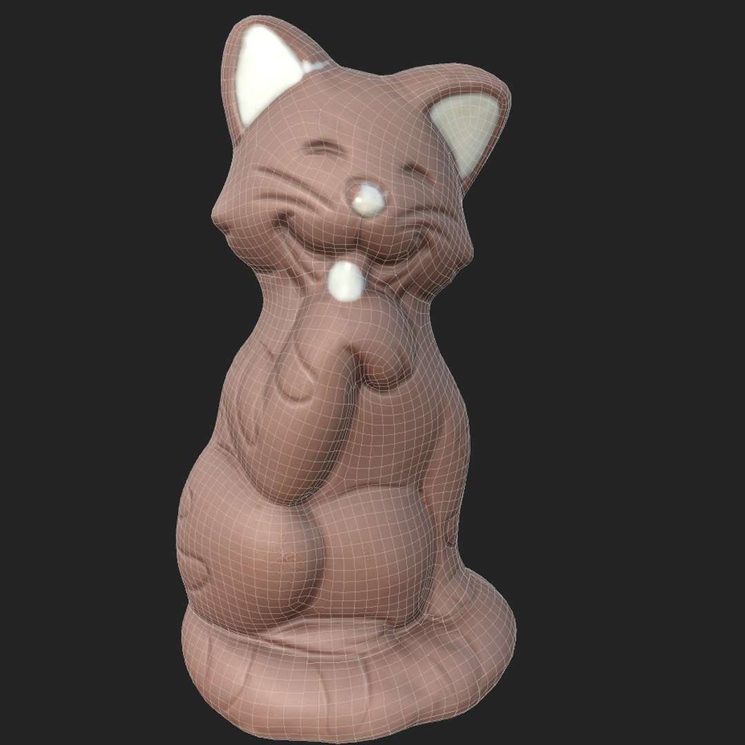 Chocolate Cat 3D - TurboSquid 2084749
