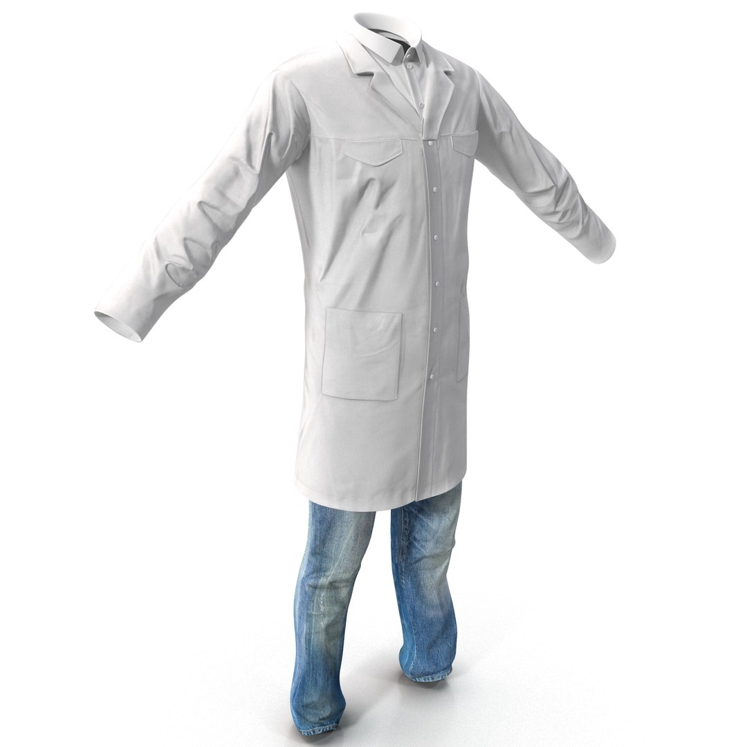 3d Scientist Clothes 2 Model