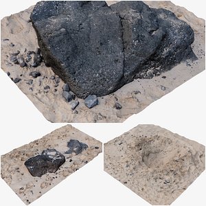 3D Beach 16k Ultra Scan Pack 03 model