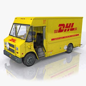 3d model photorealistic post truck