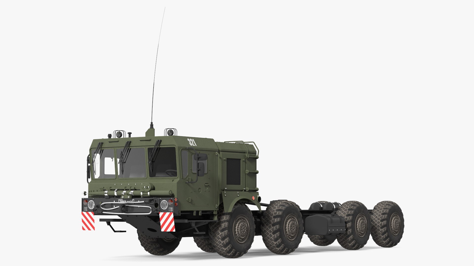 MZKT-7930 Astrolog Army 8x8 Transporter 3D model preview