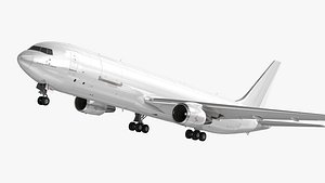 Boeing 767-300F Generic White