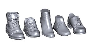 3D realistic shoes