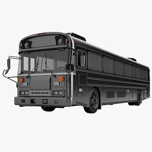 3D prison bus 2000 model