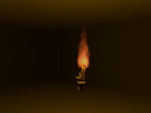 torch 3d model