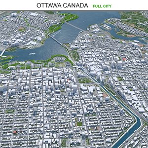 city area building 3D model