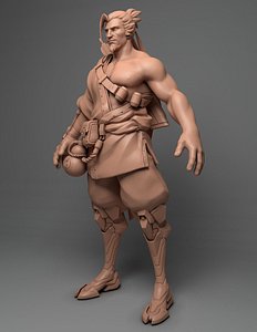 hanzo overwatch 3D model