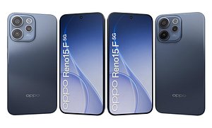 3D OPPO Reno15 F 5G Dark Blue model