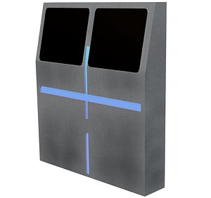 sci-fi machine 3D model