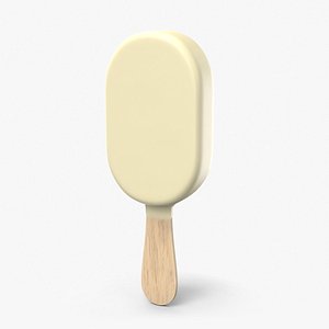 3D model Ice Cream Bar - White