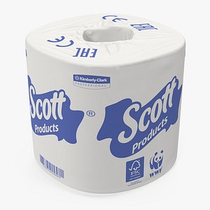 3D scott individually wrapped toilet paper