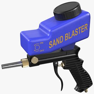 sand blaster gun blue model