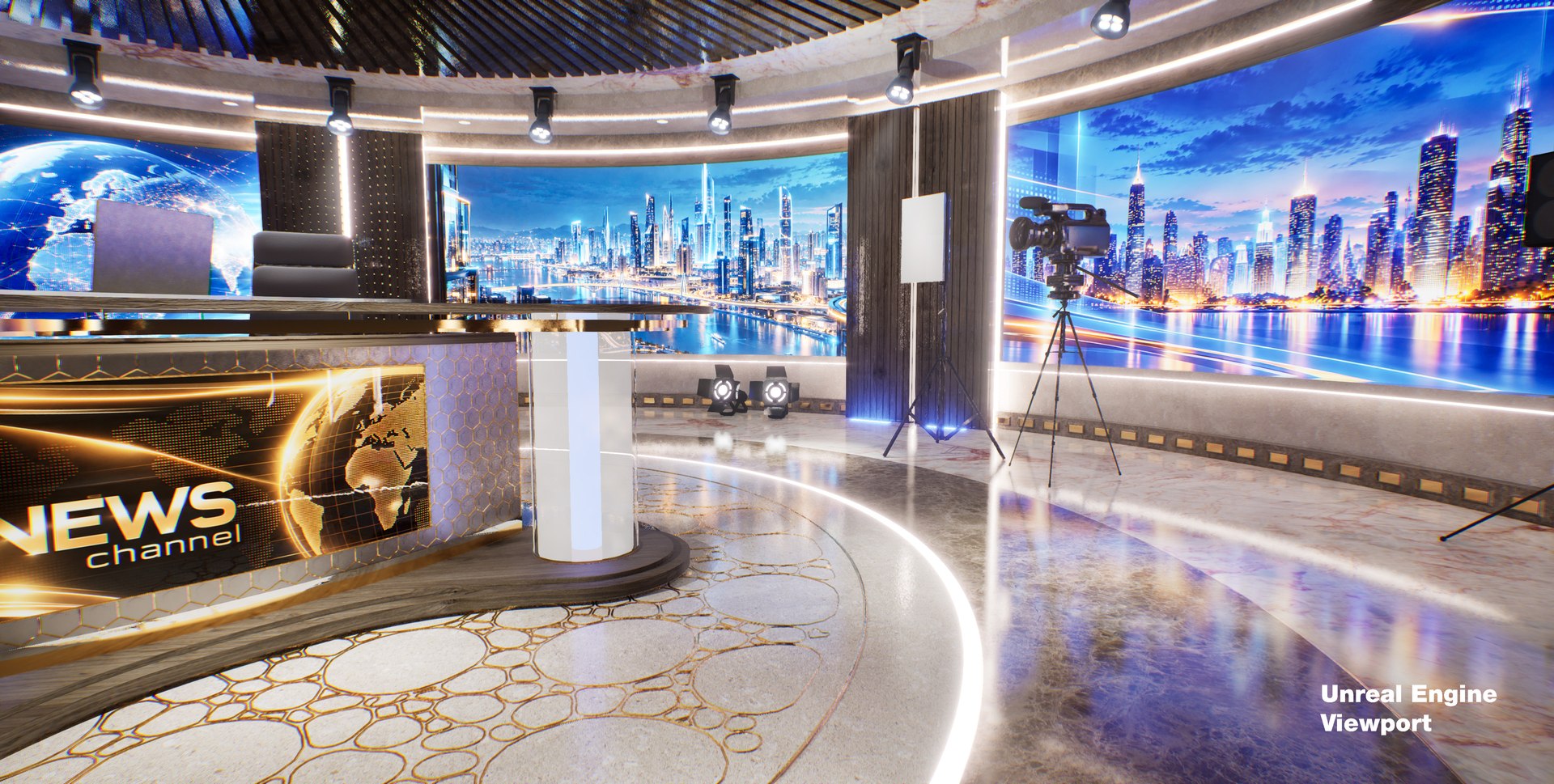 News TV Studio - Modular Broadcast Set with Curved LED Walls Anchor Desk for VP 3D model https://p.turbosquid.com/ts-thumb/L0/2wIKyM/LN/highresscreenshot00001/jpg/1792600783/1920x1080/fit_q87/7f789893ec2ae5e7c683dbd5d2d9c1ad0baf2603/highresscreenshot00001.jpg