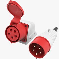Three Phase Plug and Socket