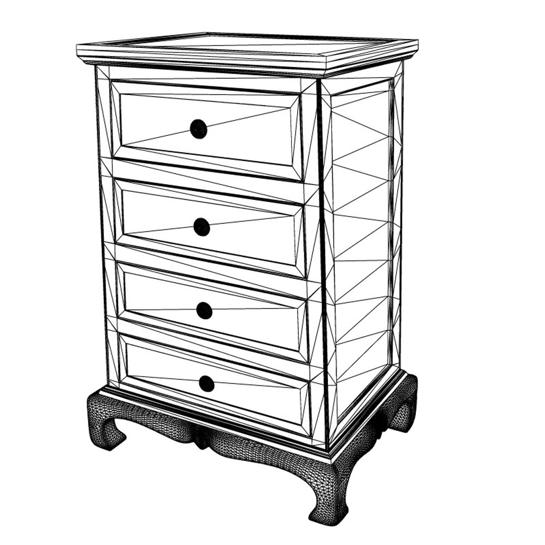 3d Model Bali Drawer