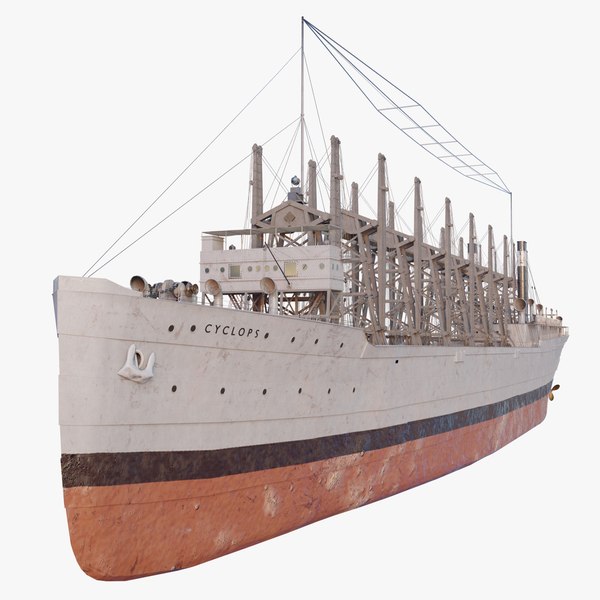 modelo 3d Buque minero USS Cyclops AC-4 - TurboSquid 2301433