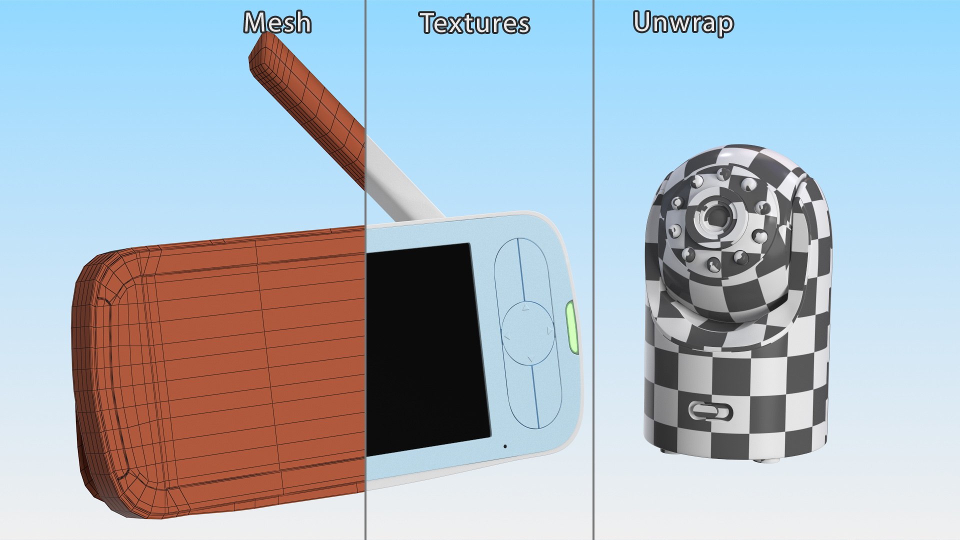 Baby Monitors Collection 3D model https://p.turbosquid.com/ts-thumb/L0/CVZNGX/j0/babymonitorscollection3dmodel010/jpg/1672507596/1920x1080/fit_q87/d75a9381a9967267b0c51634bda3f611438a559f/babymonitorscollection3dmodel010.jpg
