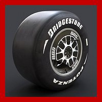 F1 F60 Wheel and Slicks