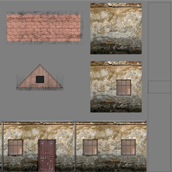 3d model old house