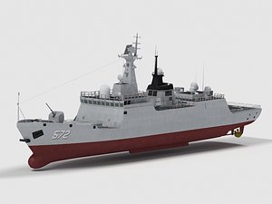 3D PLAN Hengshui FFG 572 Type 054 A Class frigate