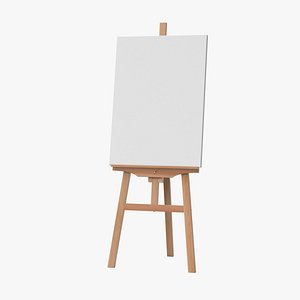 Easel With A Canvas