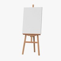 Easel With A Canvas