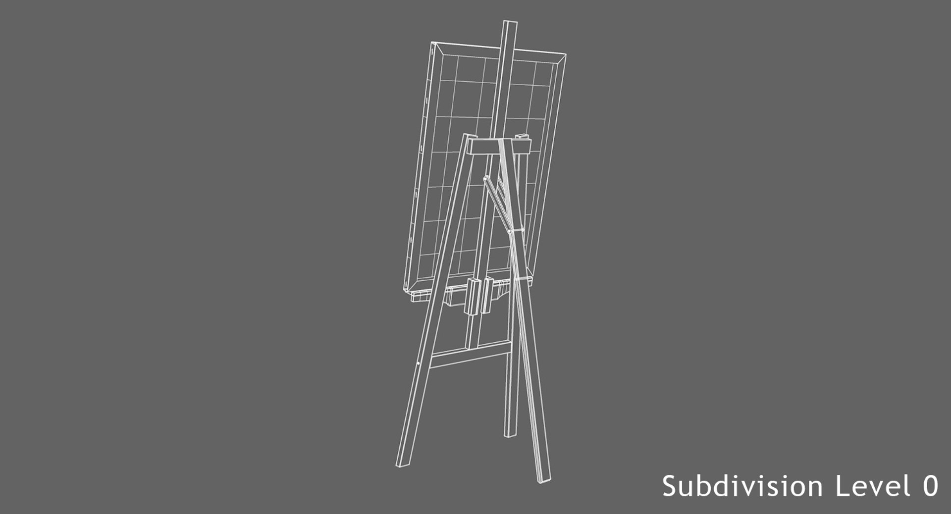 easel canvas 3D model https://p.turbosquid.com/ts-thumb/L0/XpAGI8/4NcfXIao/wf3/jpg/1591443416/1920x1080/fit_q87/3d6c0e605132e10d9ddb910e25741bc9ab689901/wf3.jpg