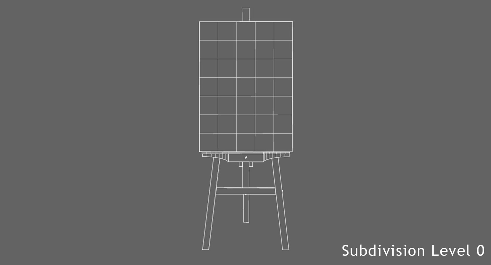easel canvas 3D model https://p.turbosquid.com/ts-thumb/L0/XpAGI8/Zi3F4XqI/wf5/jpg/1591443416/1920x1080/fit_q87/125f7e0363cea434585b7e5efa5fde648c78f94b/wf5.jpg