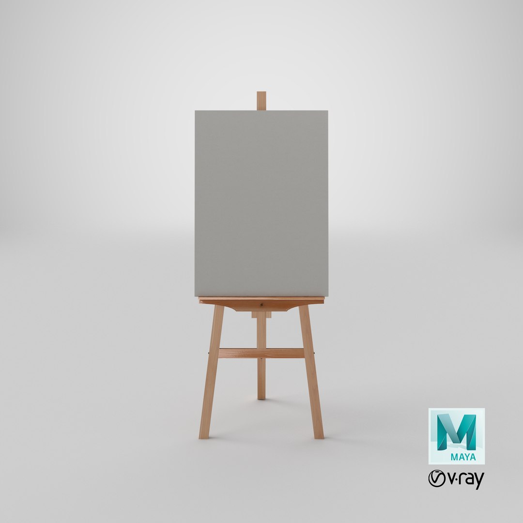 easel canvas 3D model https://p.turbosquid.com/ts-thumb/L0/XpAGI8/l4XzqFLZ/stemcell_maya_vray_render/png/1591443844/1920x1080/fit_q87/d507f097983938e150713de49cfd1d719a62a21c/stemcell_maya_vray_render.jpg