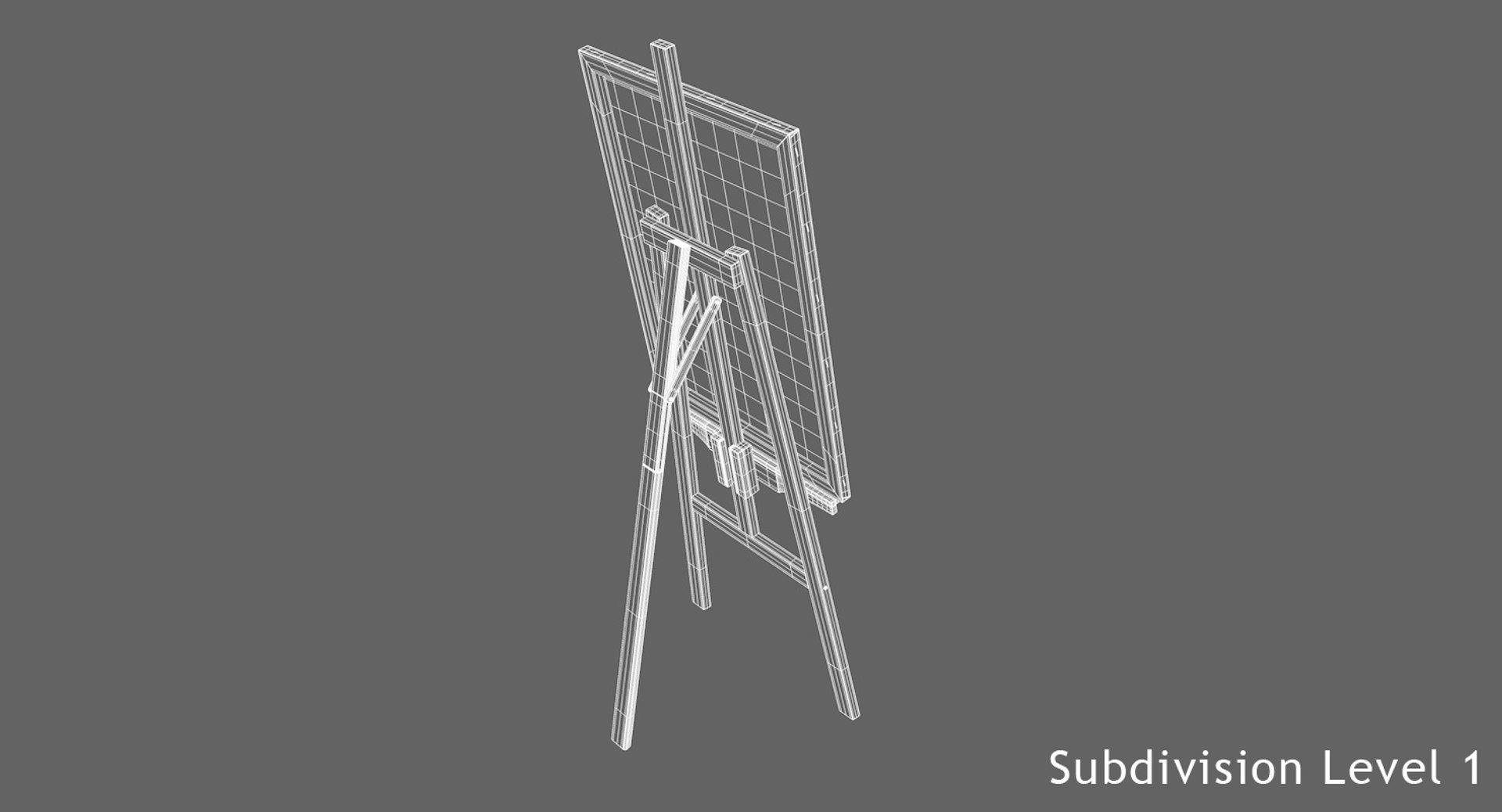 easel canvas 3D model https://p.turbosquid.com/ts-thumb/L0/XpAGI8/mH4xBm01/wf9/jpg/1591443416/1920x1080/fit_q87/58cb7c8757286023e07254362aa861ea18bef09c/wf9.jpg