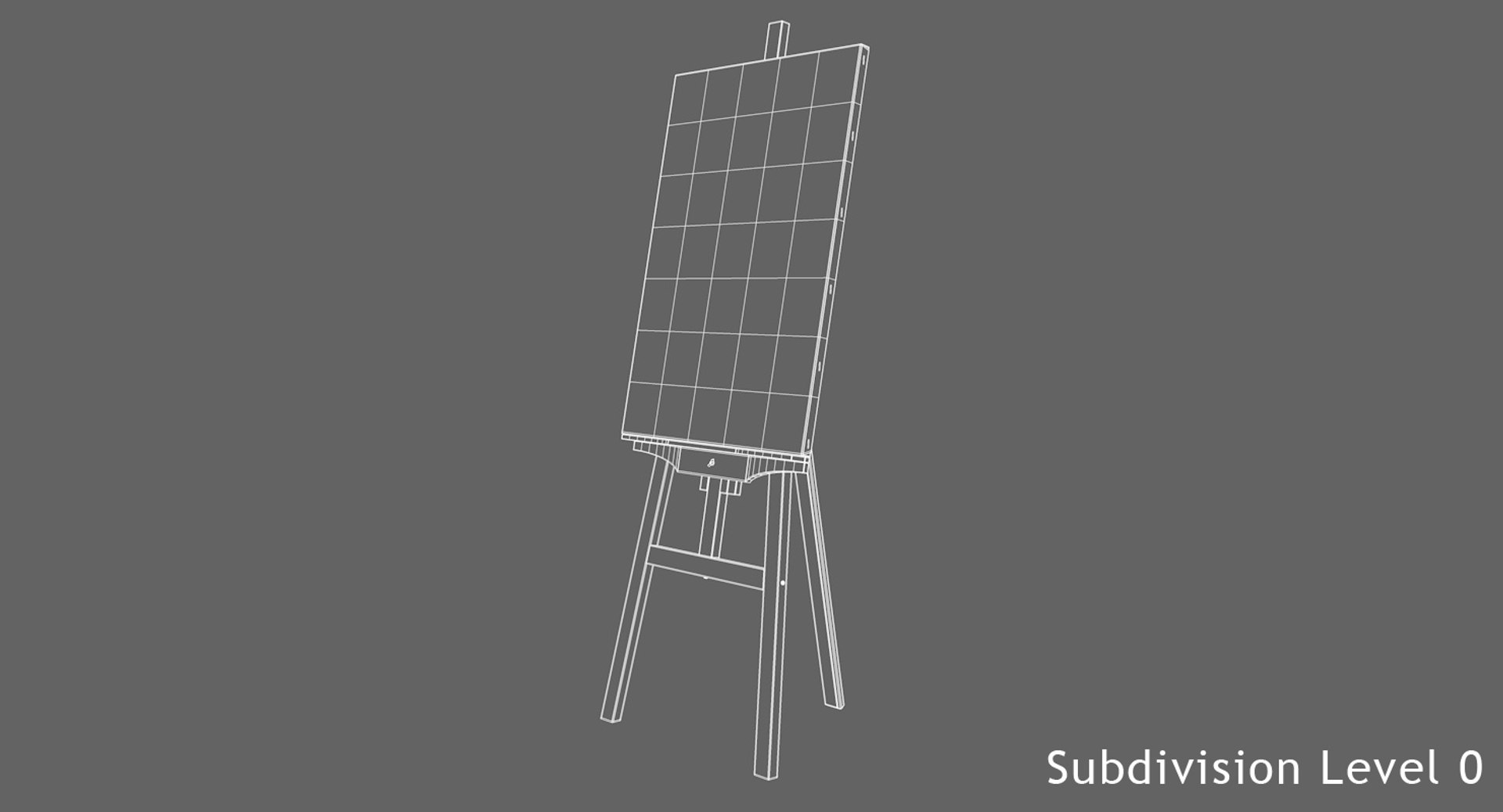 easel canvas 3D model https://p.turbosquid.com/ts-thumb/L0/XpAGI8/pY6XIQn4/wf/jpg/1591443416/1920x1080/fit_q87/5a9ddc5a25a1c8b4974ee8fb83d261a7d50f7538/wf.jpg