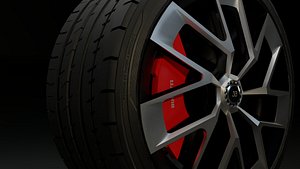 Bugatti Centodieci Car wheel