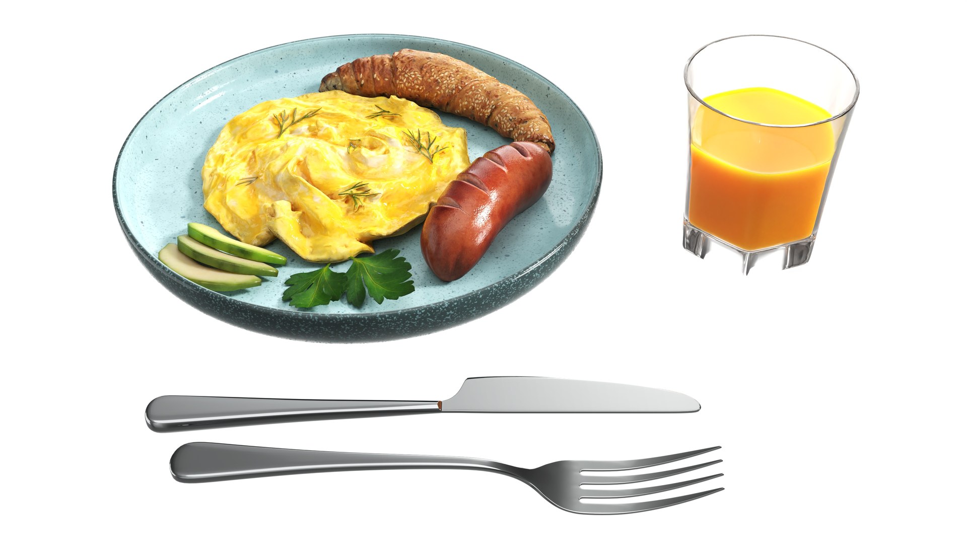 Breakfast with omlette sausage and juice 3D model https://p.turbosquid.com/ts-thumb/L0/cklDae/yI/003/jpg/1783618990/1920x1080/fit_q87/3a31105944bce0136503f1f459a37330603d8291/003.jpg