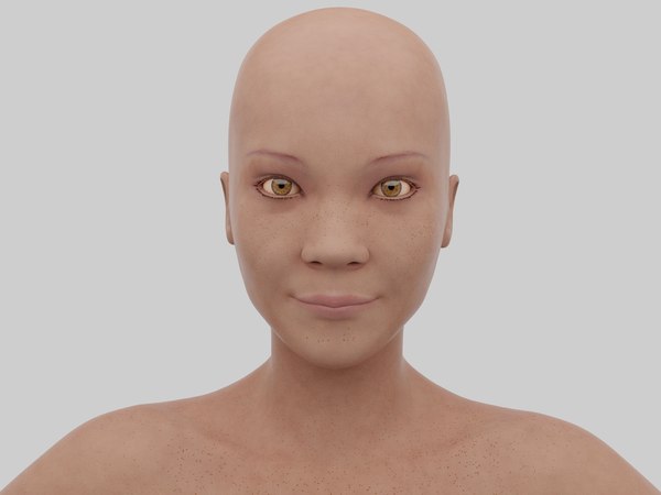 Female Character 2 3D model