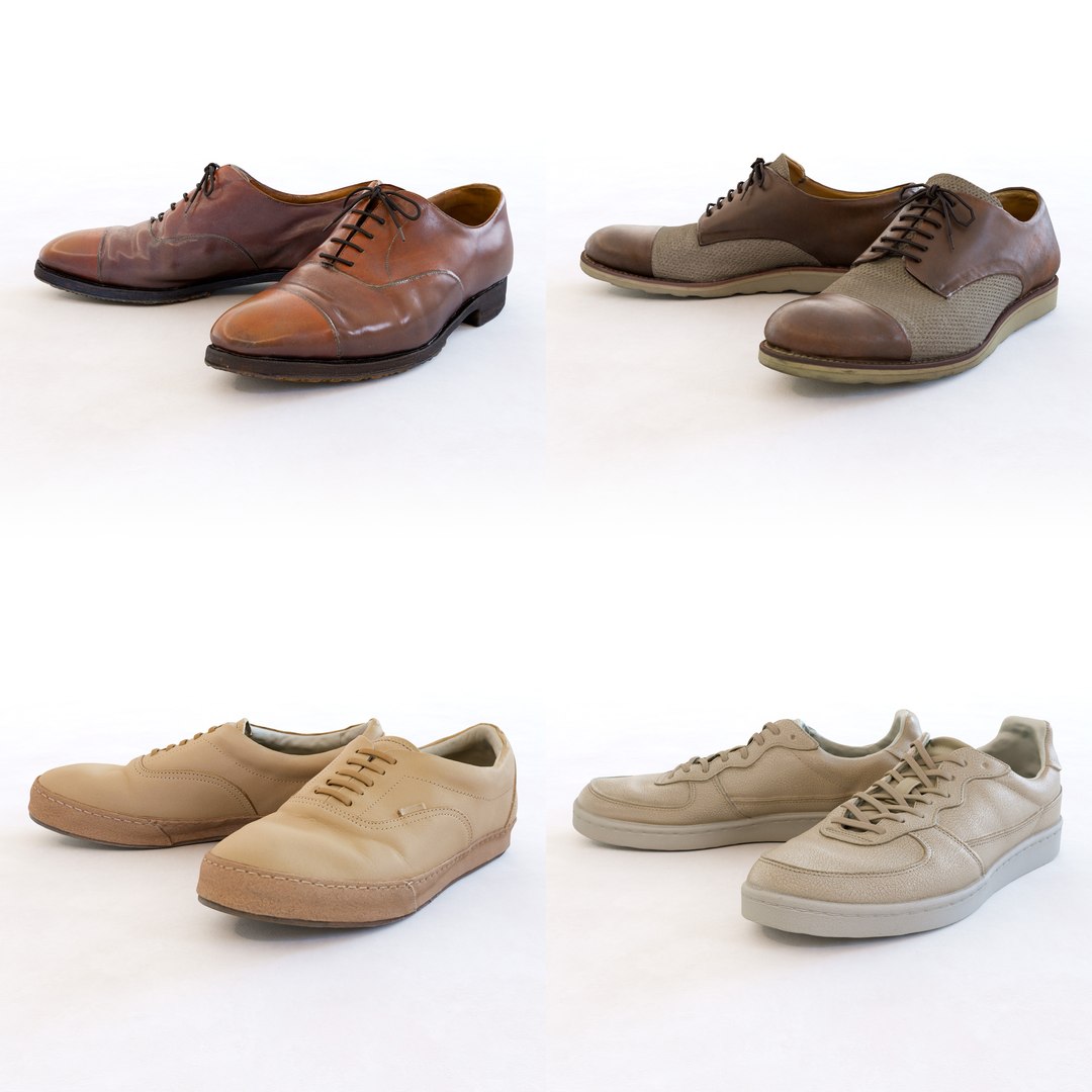 Male Shoes Collection 3D model - TurboSquid 1725817