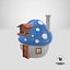 Schlümpfe Haus | Low Poly GameReady
