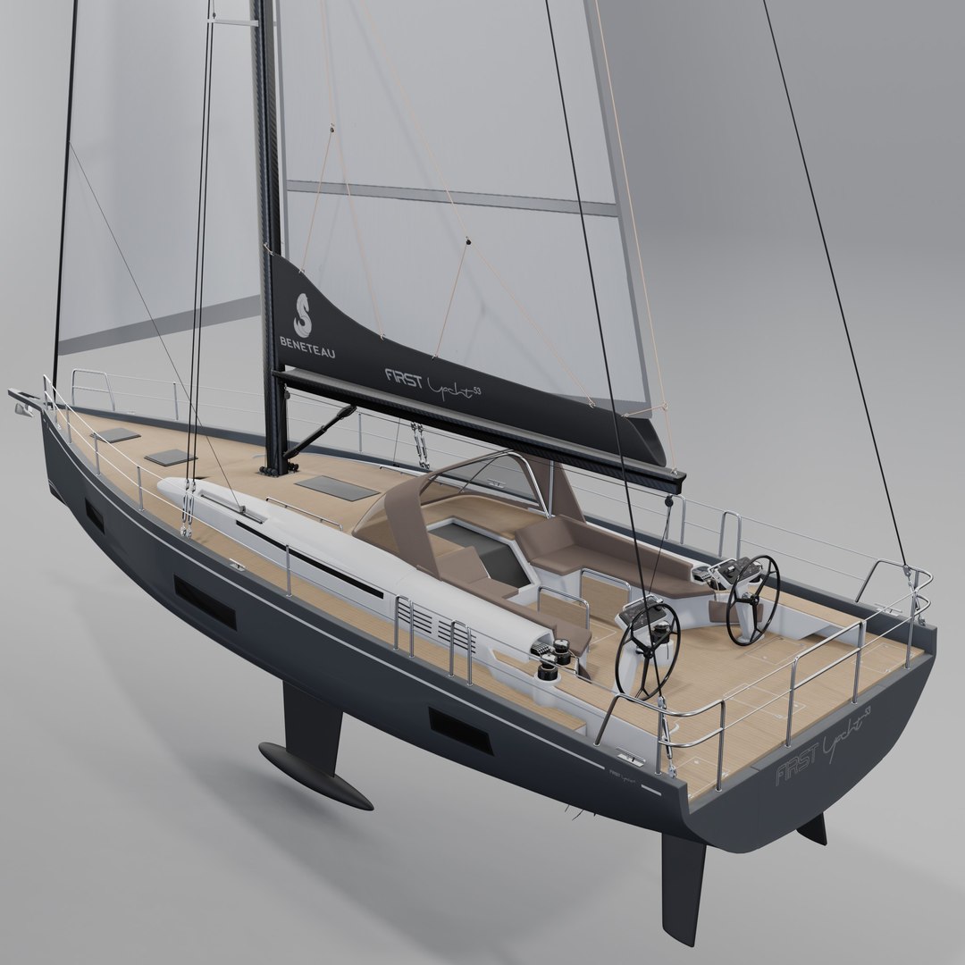 3D Beach Boat 563