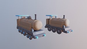 3D WOODEN TRAIN TOYS BUNDLE - RogueFilmProductions