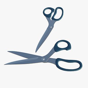 Realistic Scissors High Poly 3D model