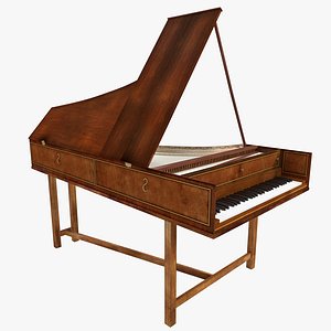 3d harpsichord model