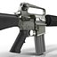 rifle m16a2 modeled 3ds