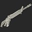 Gewehr M16A2 3D-Modell