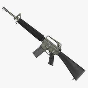 Rifle M16A2 3D Model