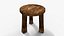 중세 시대 테이블 소품 로우폴리 3D 모델