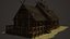 medieval viking house 3D model